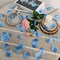 1500 PCS Separated Artificial Gradient Blue Rose Petals for Romantic Night for her set,Faux Gradient Blue Flower Petals for Flower Girl Weddings Valentine Day Party Romantic Decoration